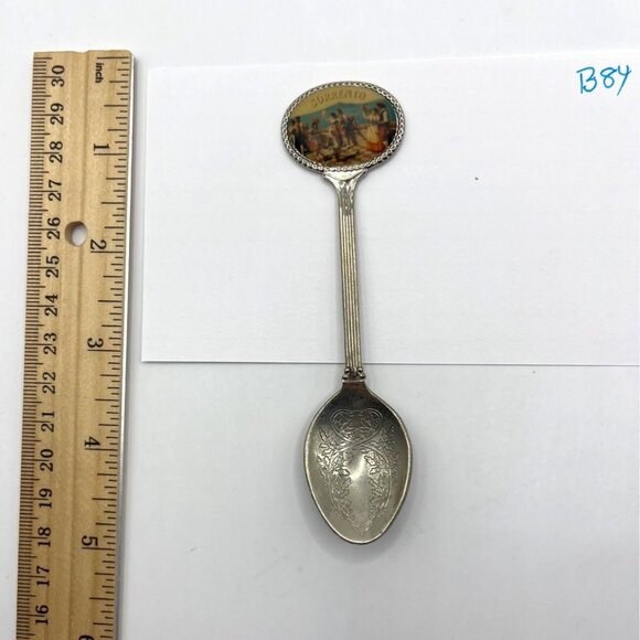 Vintage Sorrento Souvenir Collectible Spoon With Decorative Handle B84 - Picture 5 of 5